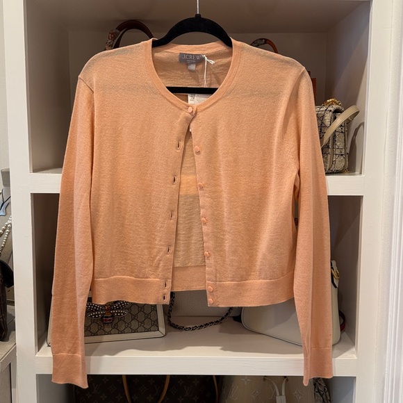 NWT J. Crew Featherweight cashmere cardigan - Picture 5 of 11